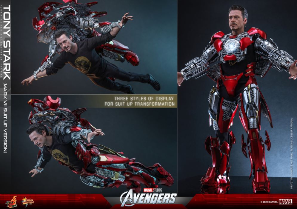 Tony Stark (Mark VII Suit up Version) - The Avengers 1/6