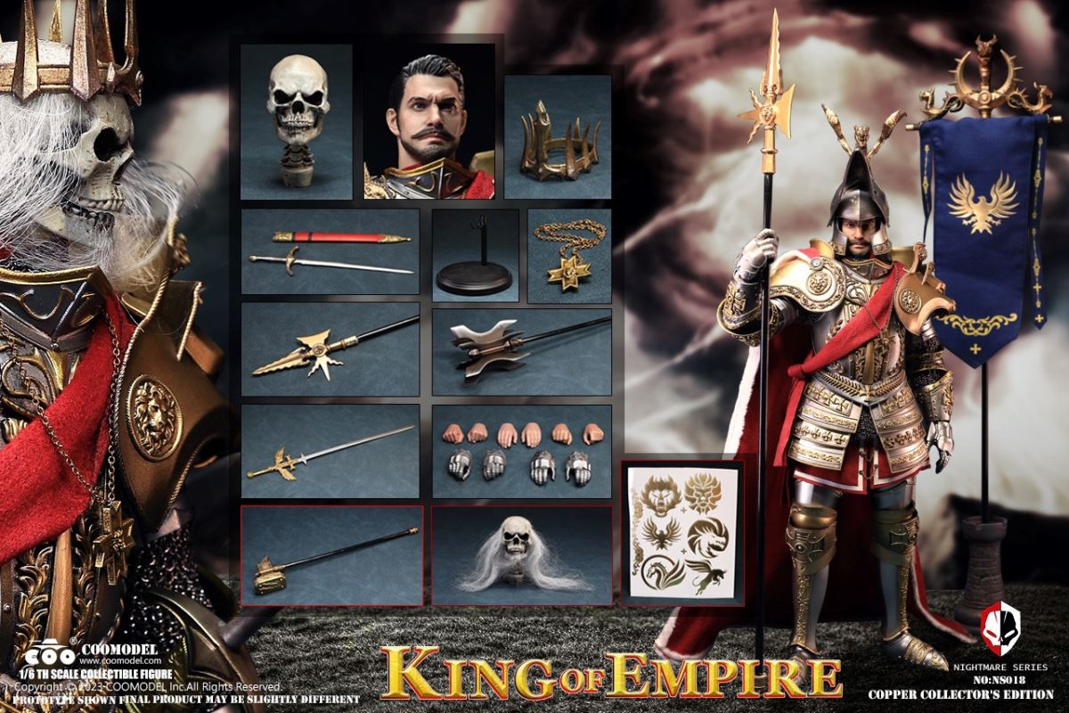 NIGHTMARE SERIES - KING OF EMPIRE (EXCLUSIVE COPPER VERSION) NS018 1/6
