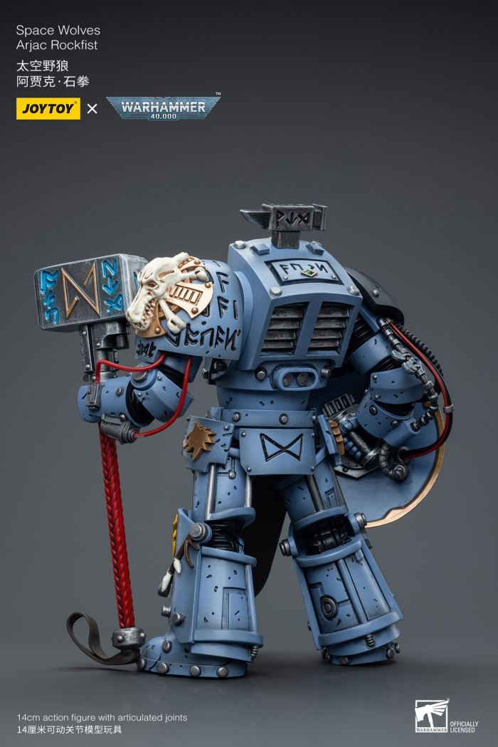 Iron Hands Holy Father Fellowes/Extreme Warriors Chief Thinker Digris/Space Wolves Ajak Stonefist 1/18