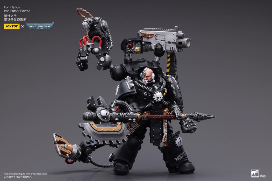 Iron Hands Holy Father Fellowes/Extreme Warriors Chief Thinker Digris/Space Wolves Ajak Stonefist 1/18