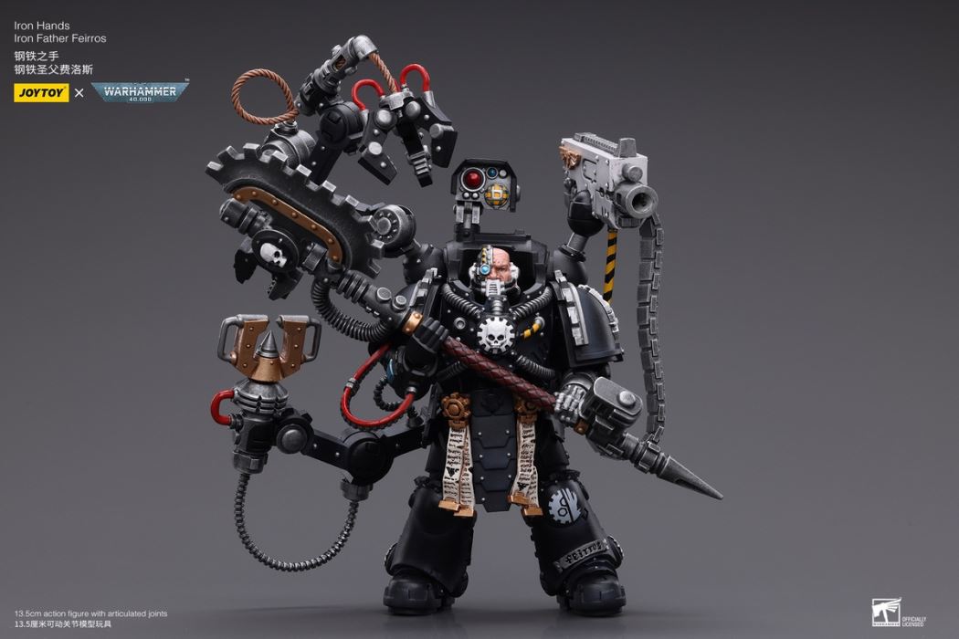 Iron Hands Holy Father Fellowes/Extreme Warriors Chief Thinker Digris/Space Wolves Ajak Stonefist 1/18