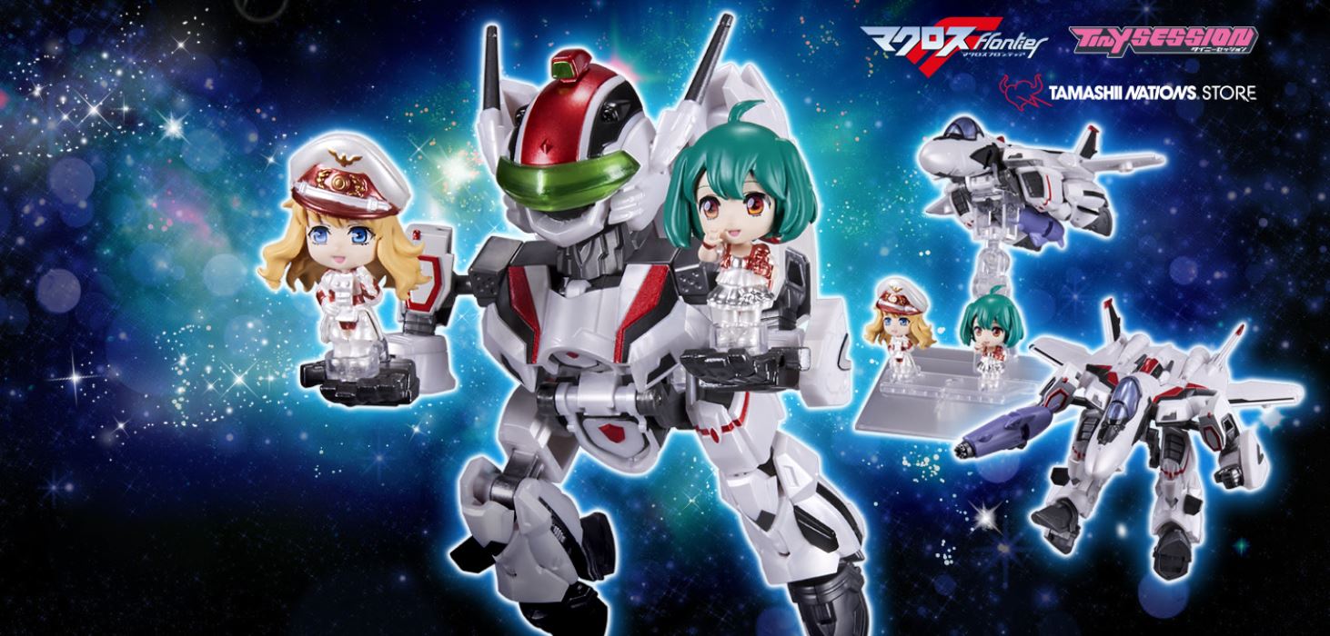 TINY SESSION VF-25F Messiah Valkyrie (Saotome Alto Machine) with Sheryl Nome & Ranka Lee -METALLIC COLOR EDITION-