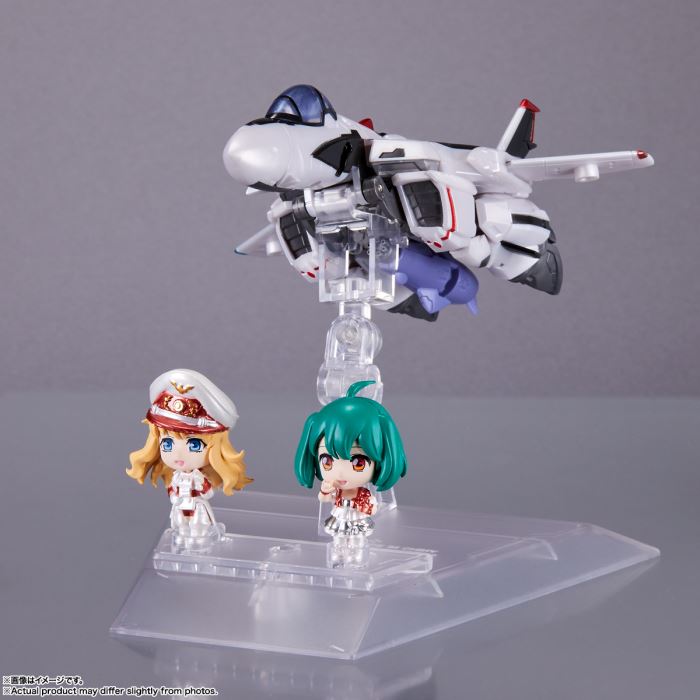 TINY SESSION VF-25F Messiah Valkyrie (Saotome Alto Machine) with Sheryl Nome & Ranka Lee -METALLIC COLOR EDITION-