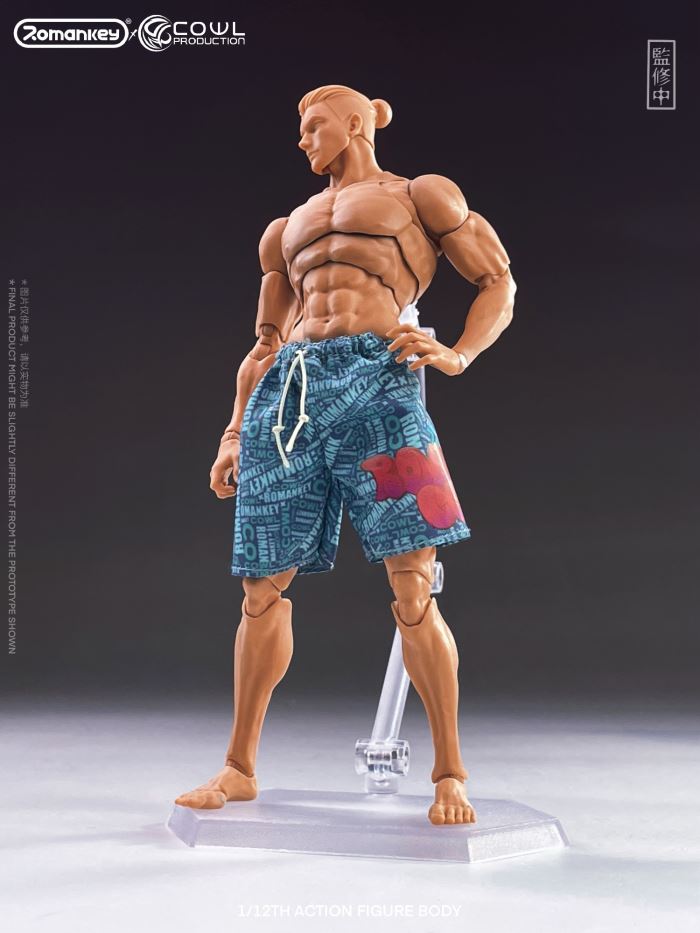 super movable male body-three skin colors 1/12