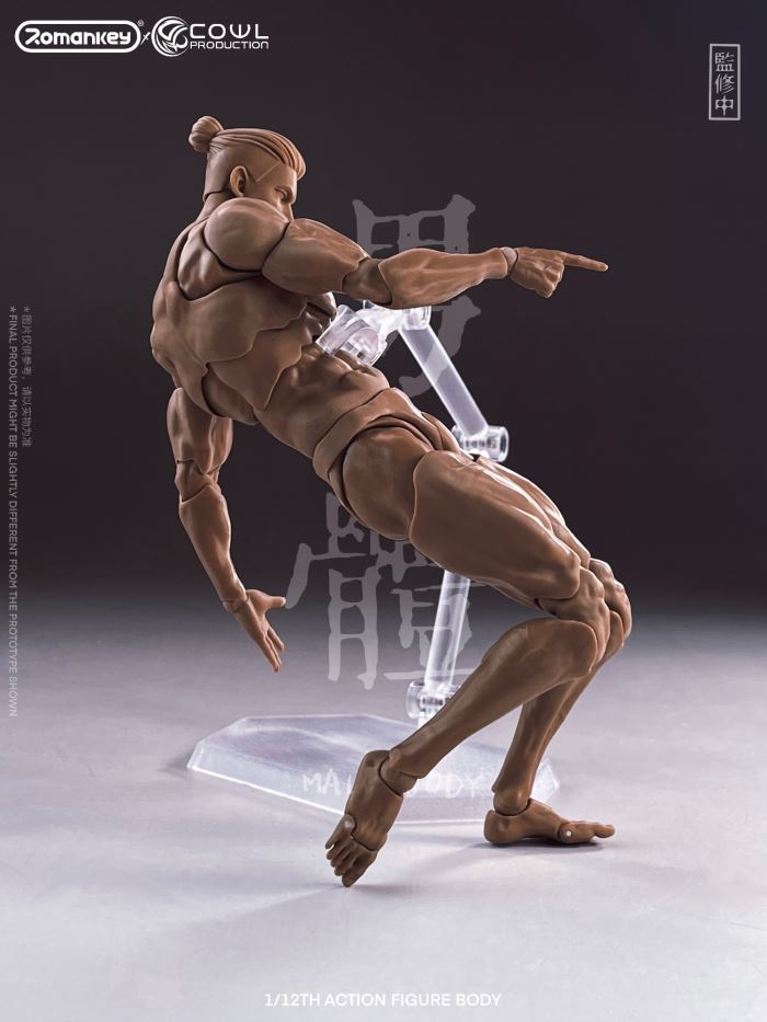 super movable male body-three skin colors 1/12