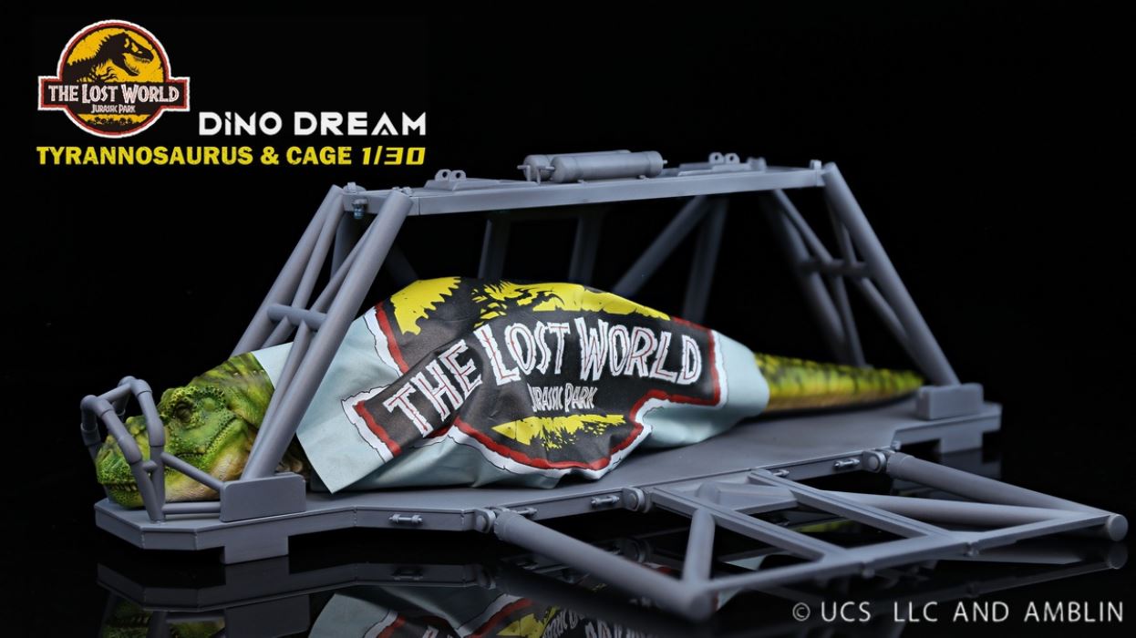 Jurassic Park 2: The Lost World sleeping Tyrannosaurus rex 1/30