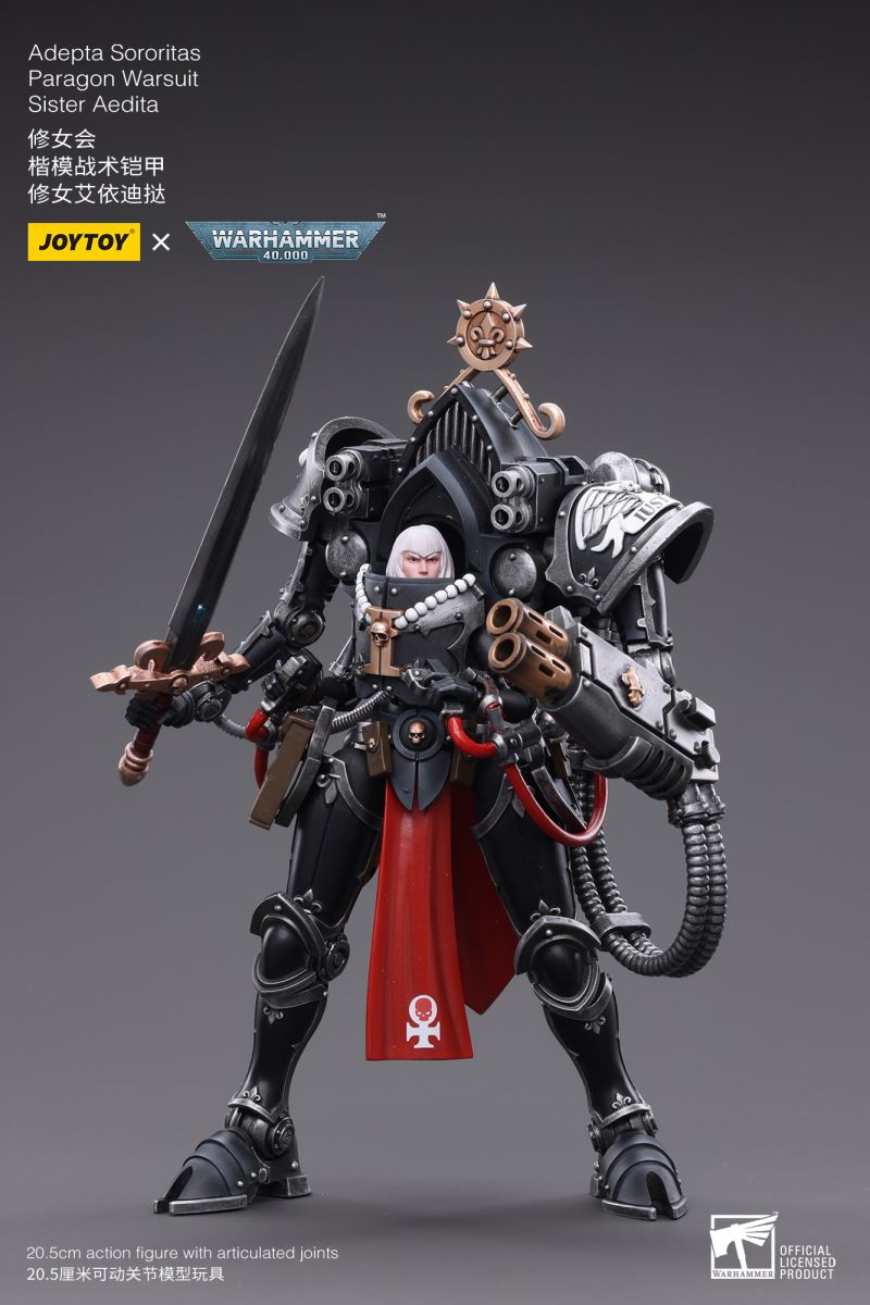 Warhammer 40,000 Sisters Model Tactical Armor & Ultimate Warrior Arbiter Veteran Sergeant 1/18