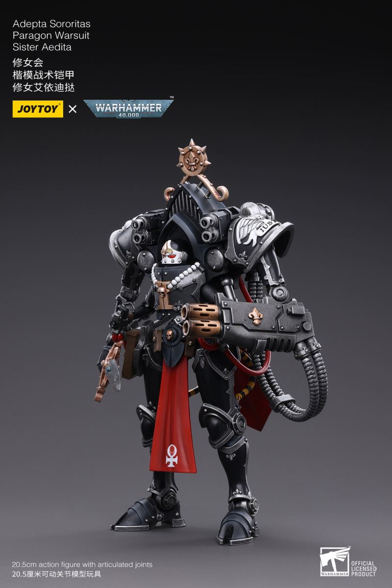 Warhammer 40,000 Sisters Model Tactical Armor & Ultimate Warrior Arbiter Veteran Sergeant 1/18
