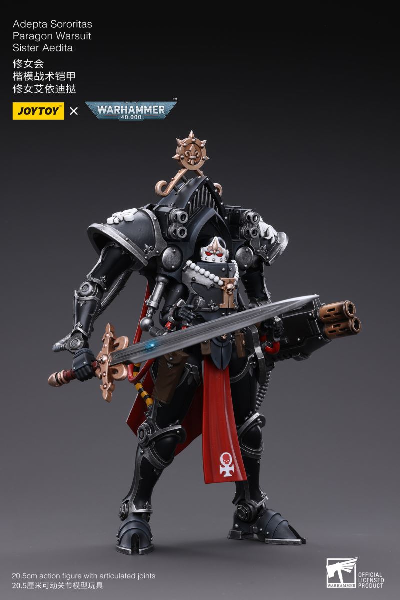 Warhammer 40,000 Sisters Model Tactical Armor & Ultimate Warrior Arbiter Veteran Sergeant 1/18