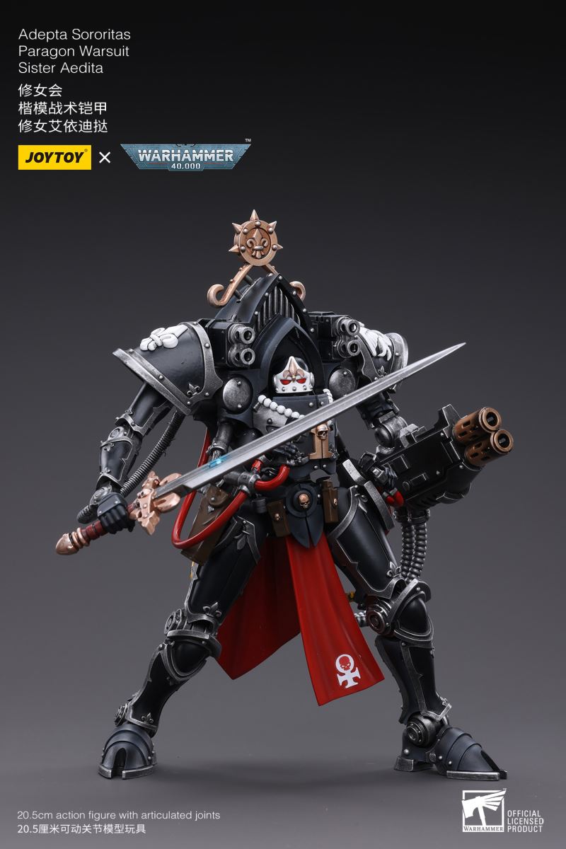 Warhammer 40,000 Sisters Model Tactical Armor & Ultimate Warrior Arbiter Veteran Sergeant 1/18