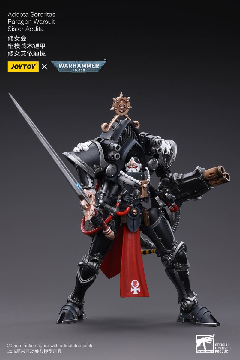 Warhammer 40,000 Sisters Model Tactical Armor & Ultimate Warrior Arbiter Veteran Sergeant 1/18