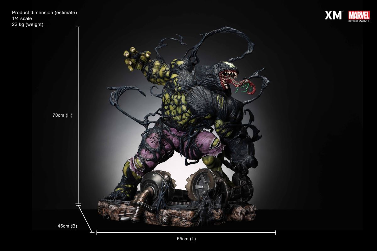 Venomized Hulk - Ver A 4th Scale