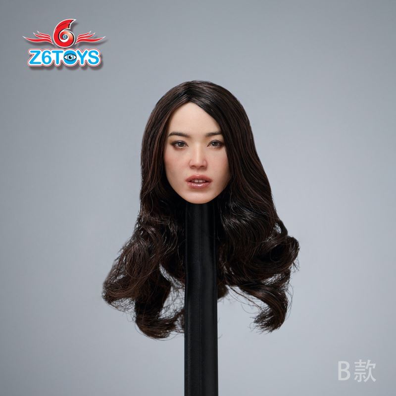 Asian beauty head carving 1/6