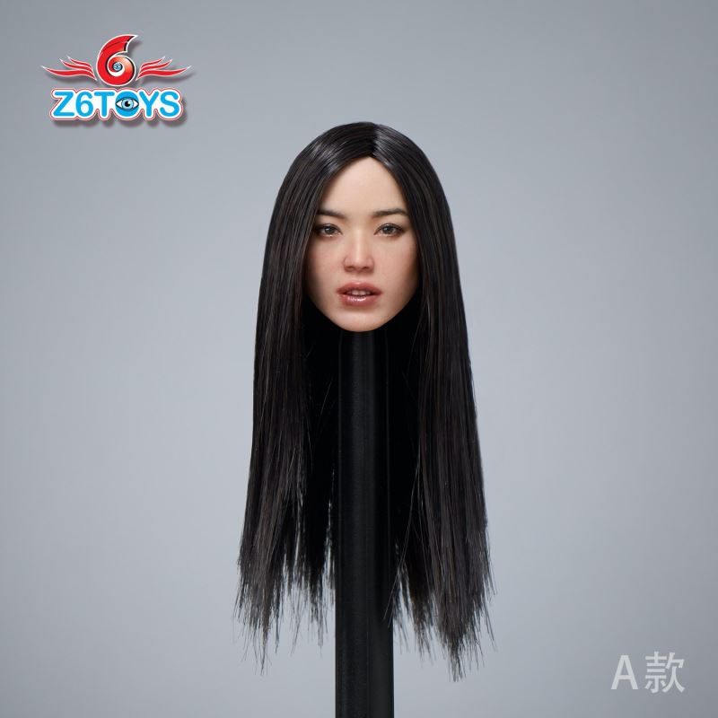 Asian beauty head carving 1/6