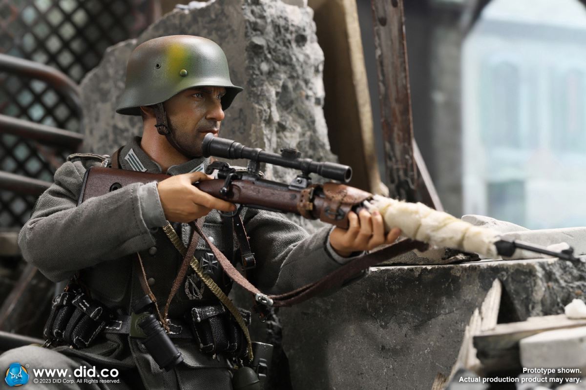 Wolfgang, a sniper of the German Wehrmacht in World War II 1/6