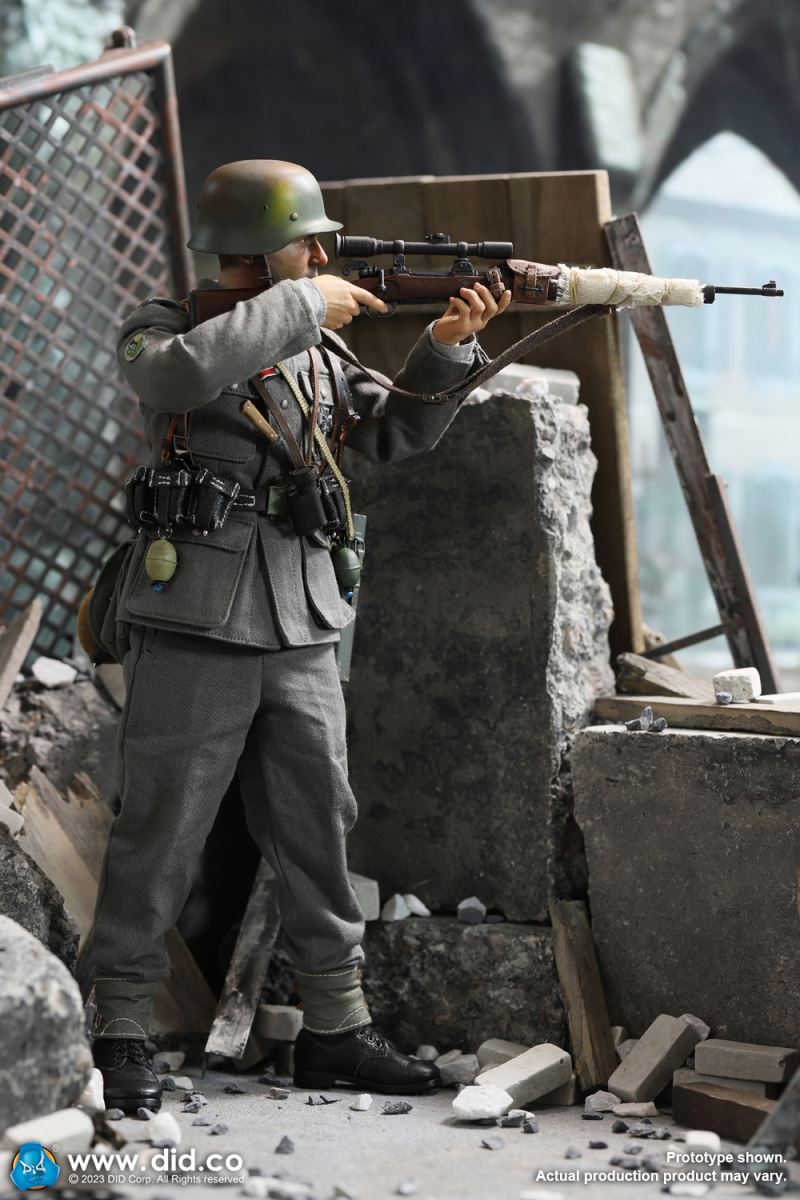 Wolfgang, a sniper of the German Wehrmacht in World War II 1/6