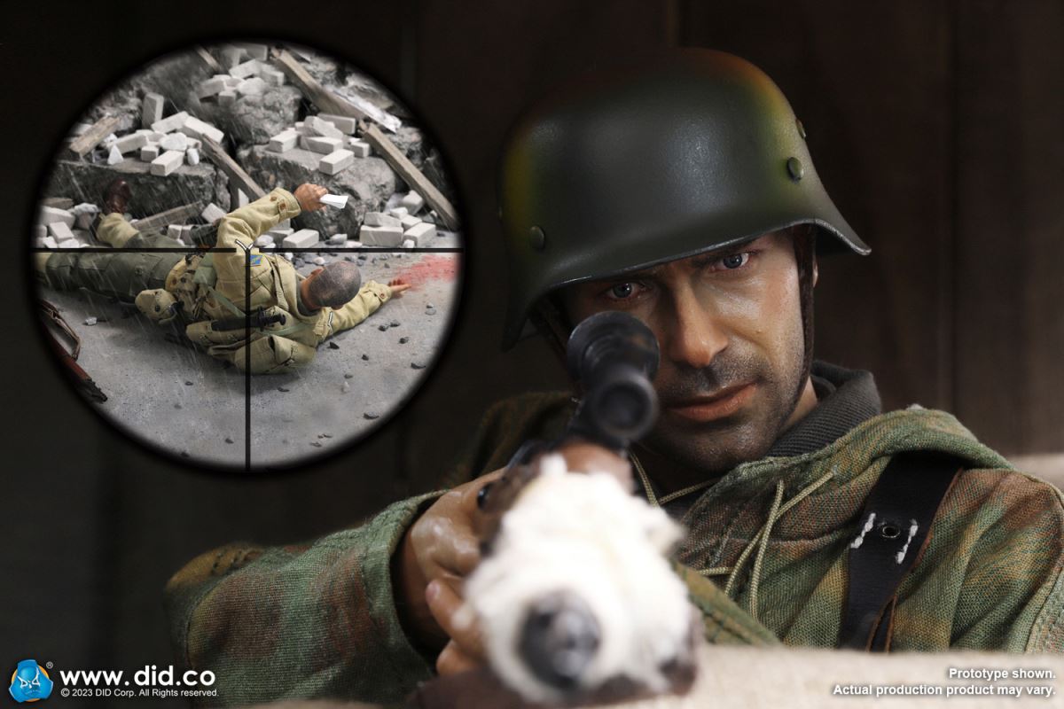 Wolfgang, a sniper of the German Wehrmacht in World War II 1/6