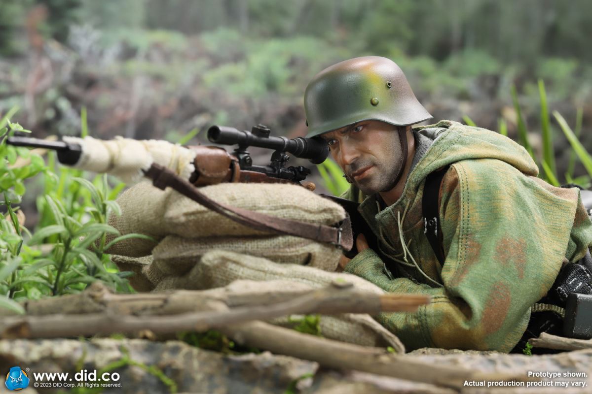 Wolfgang, a sniper of the German Wehrmacht in World War II 1/6