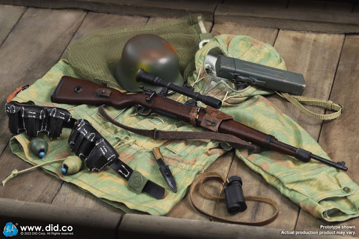 Wolfgang, a sniper of the German Wehrmacht in World War II 1/6