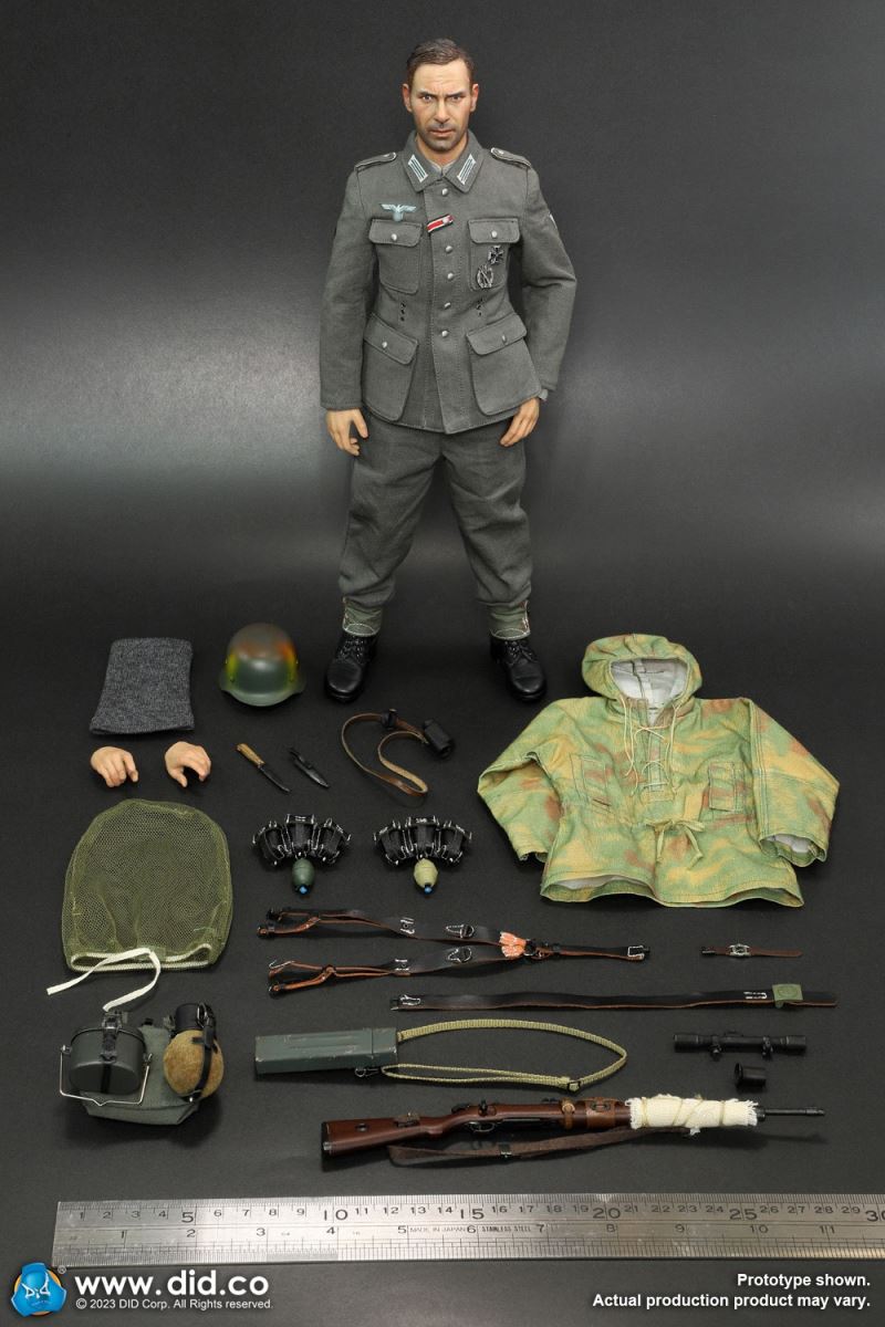 Wolfgang, a sniper of the German Wehrmacht in World War II 1/6