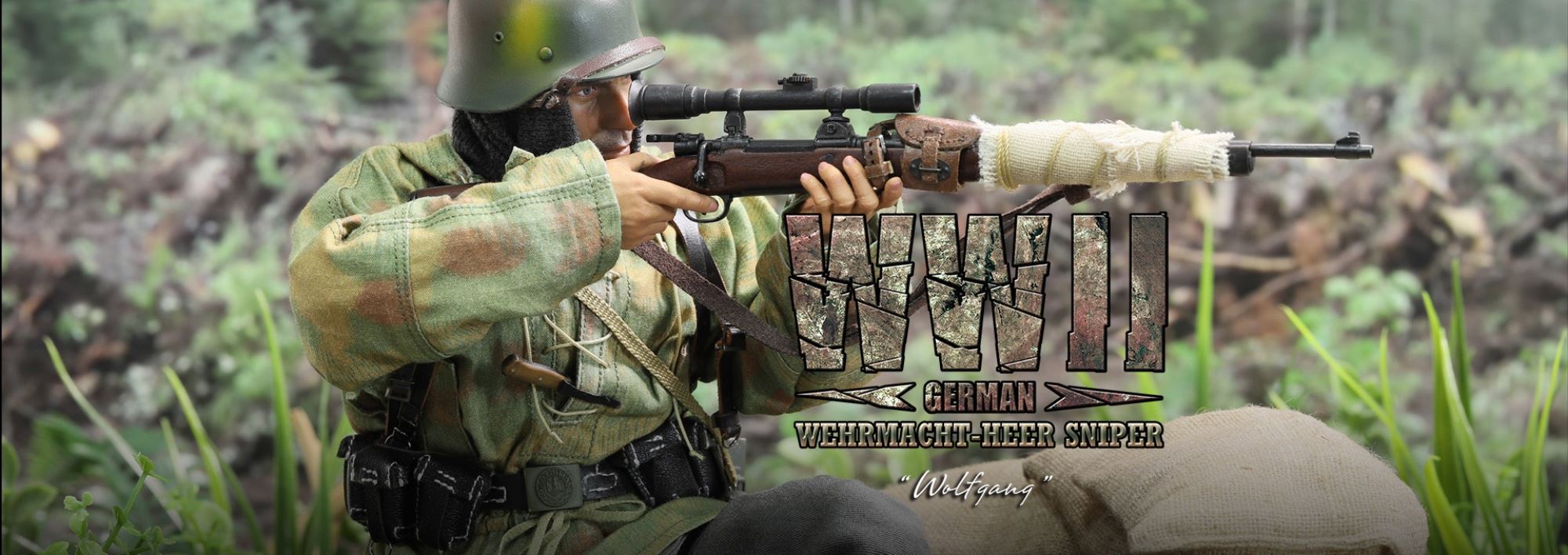 Wolfgang, a sniper of the German Wehrmacht in World War II 1/6