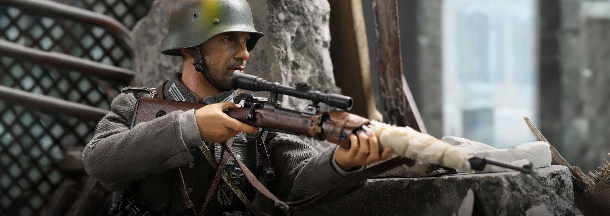 Wolfgang, a sniper of the German Wehrmacht in World War II 1/6