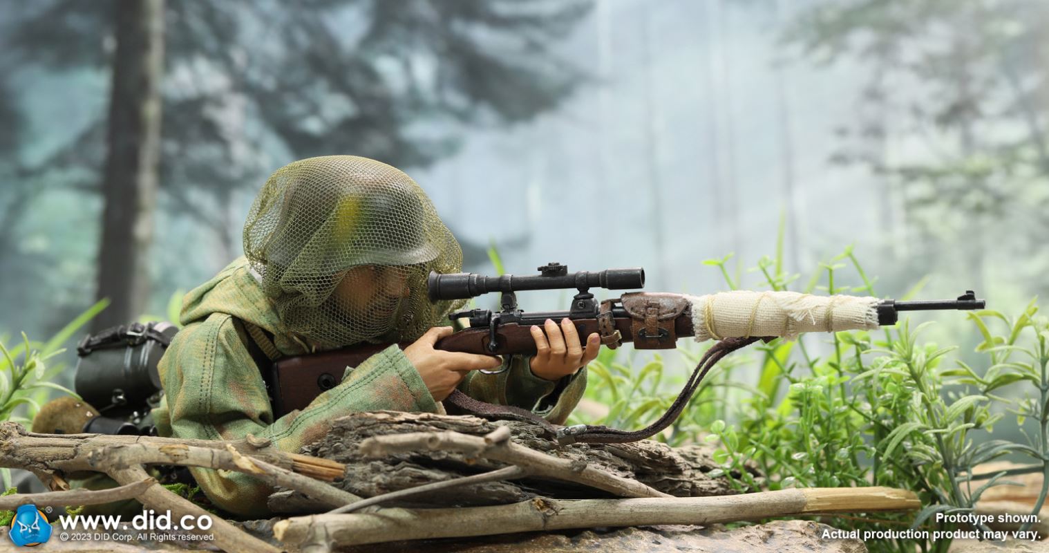 Wolfgang, a sniper of the German Wehrmacht in World War II 1/6
