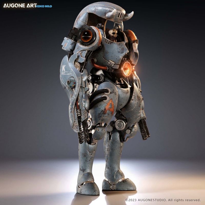  A - giant bee mecha model semi-movable doll