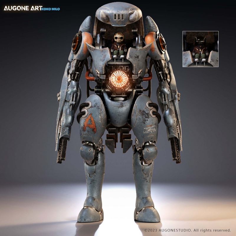  A - giant bee mecha model semi-movable doll