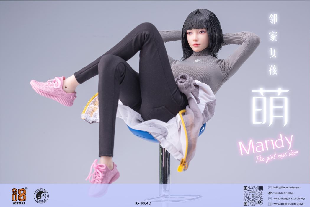 Mendy movable eye head sculpt (#I8-H004) 1/6