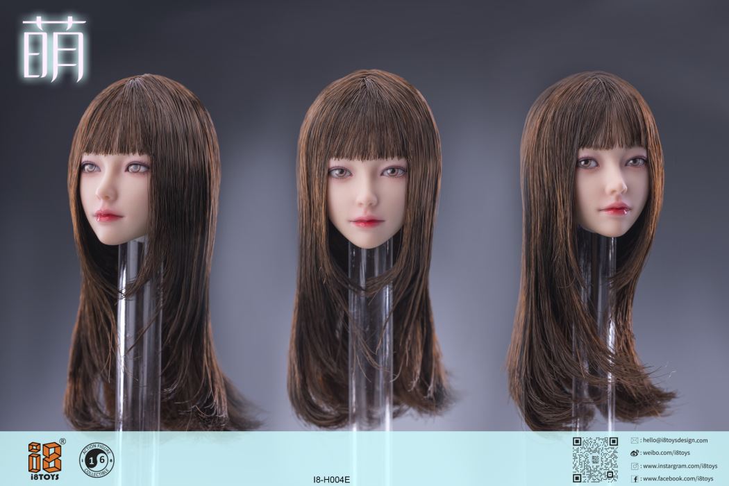 Mendy movable eye head sculpt (#I8-H004) 1/6