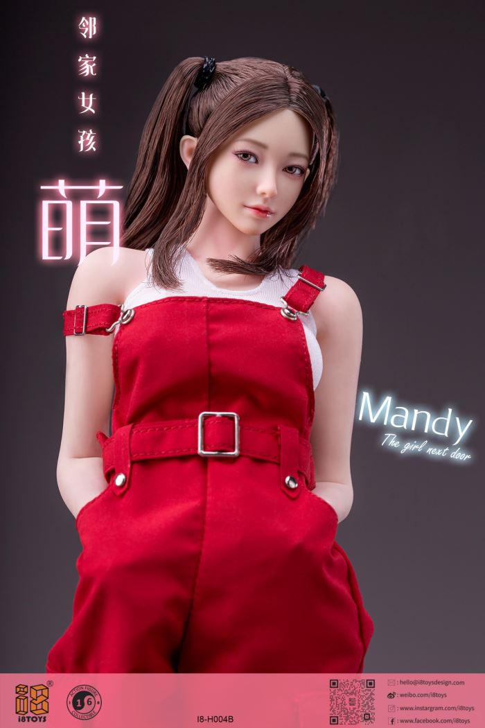 Mendy movable eye head sculpt (#I8-H004) 1/6