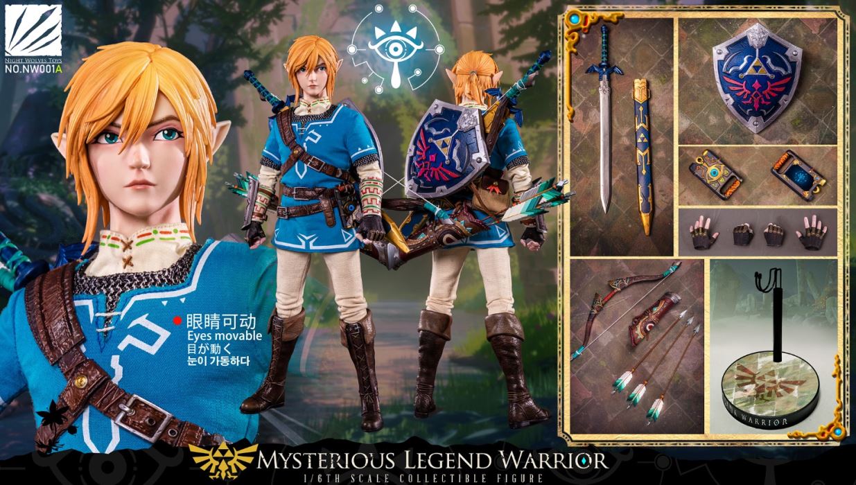 Mysterious Legend Warrior Movable figure (movable eyes) Regular Version (NW001A) 1/6