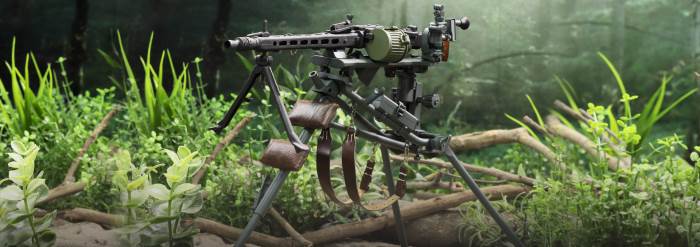 machine gun heavy-duty bracket 1/6