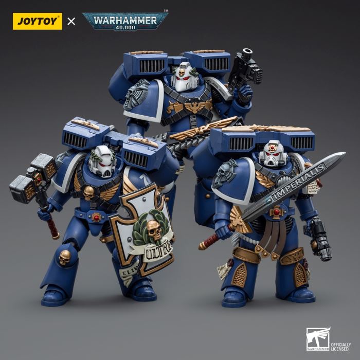 Warhammer 40000-Ultimate Warrior Vanguard Veteran Sergeant & Heavy Weapon Configuration Vanguard Veteran 1/18