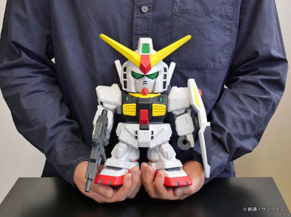 Jumbo Soft Vinyl Figure SD RX-178 Gundam Mk-II -SD Gundam-