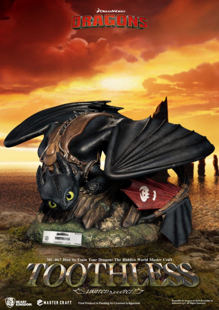 Toothless: How to Train Your Dragon: The Hidden World (Master Craft)