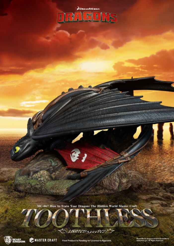Toothless: How to Train Your Dragon: The Hidden World (Master Craft)