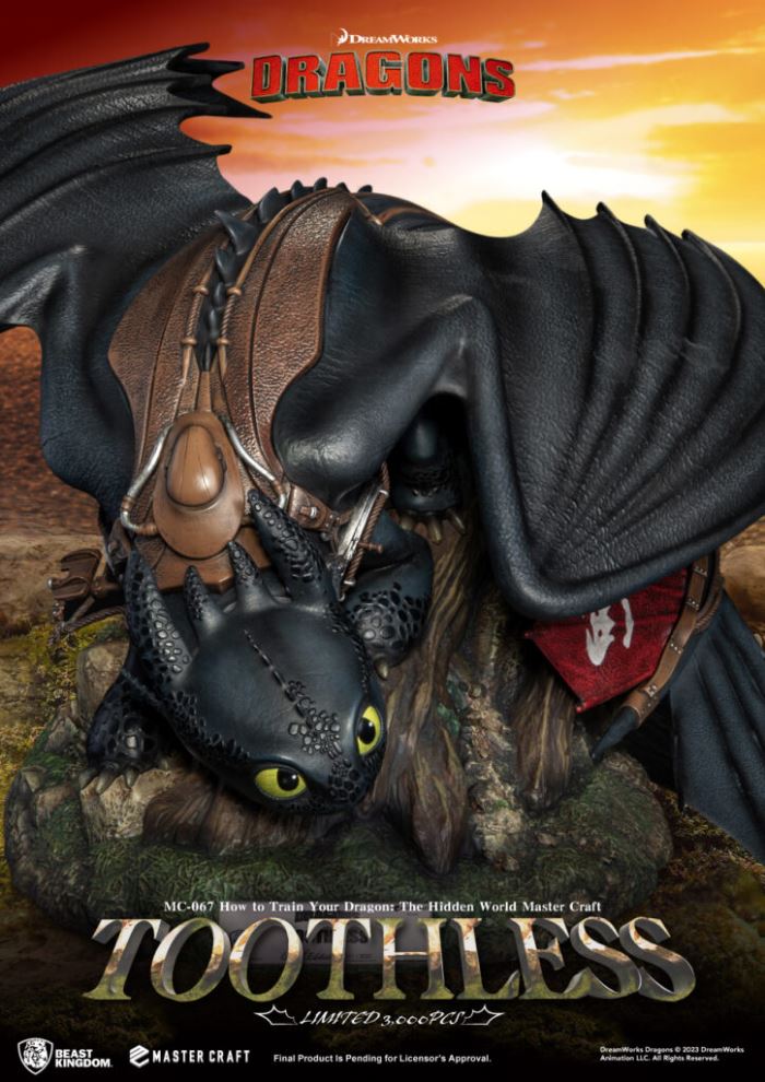 Toothless: How to Train Your Dragon: The Hidden World (Master Craft)