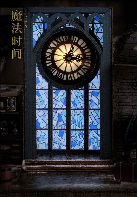 Miniature Dollhouse Magician's House Handmade Kit