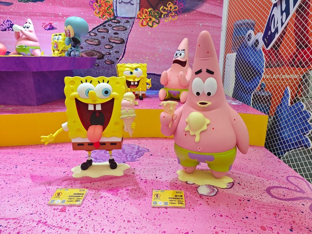 Spongebob Patrick Star & Squidward & Mr. Krabs & SpongeBob SquarePants
