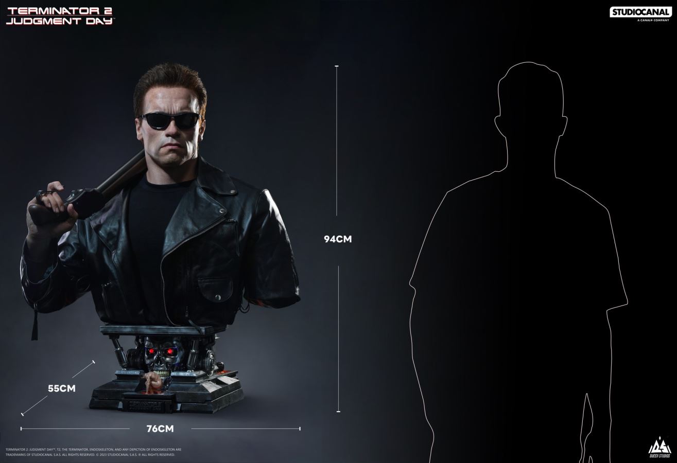 T-800 Bust 1/1 (Terminator 2 : Judgement Day) Queen Studios
