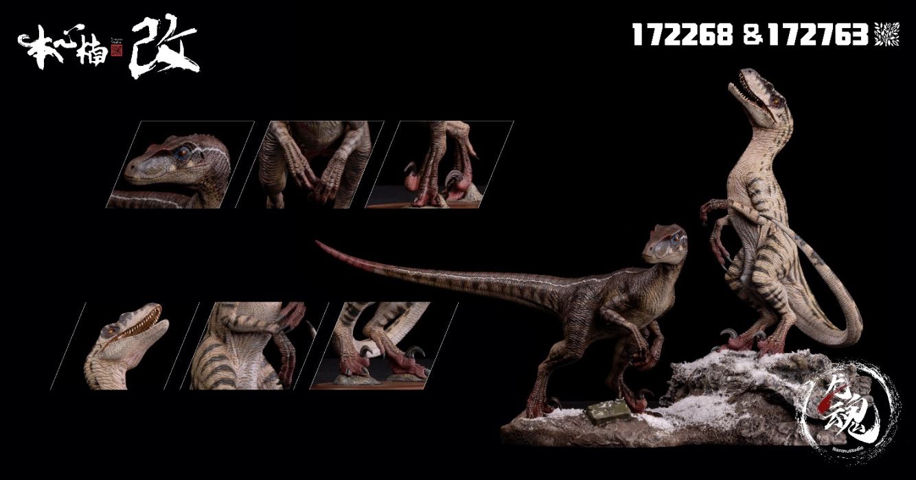 Dragon Soul series - Velociraptor 2.0 White Queen & Blood Knight