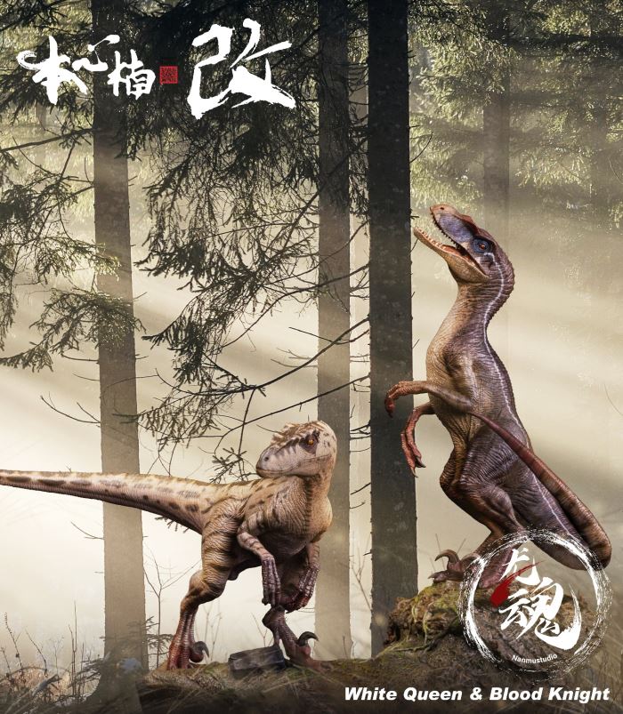 Dragon Soul series - Velociraptor 2.0 White Queen & Blood Knight