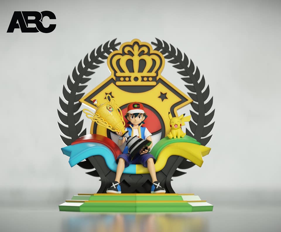 Champion Throne Ash - Pokemon