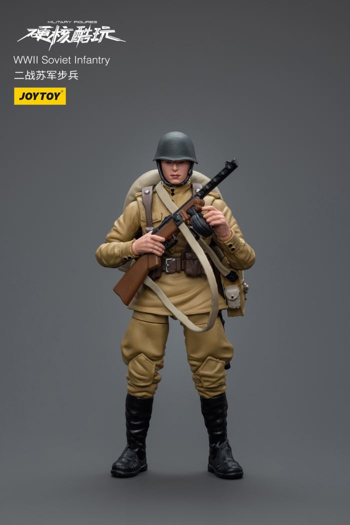 World War II-German Wehrmacht/US Army/Soviet Infantry 1/18
