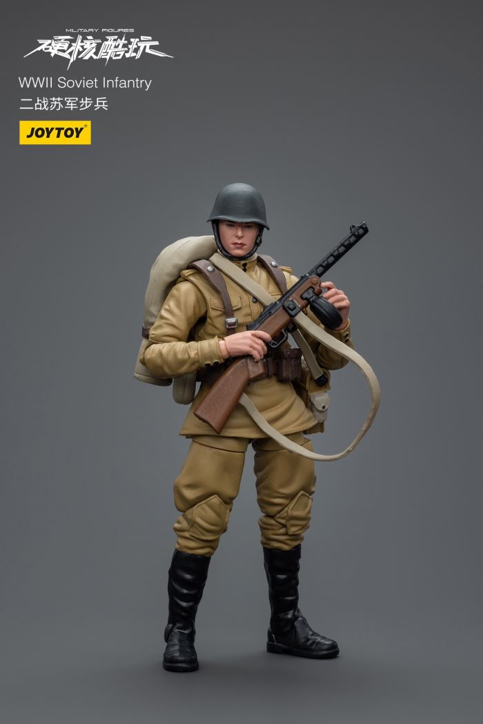 World War II-German Wehrmacht/US Army/Soviet Infantry 1/18