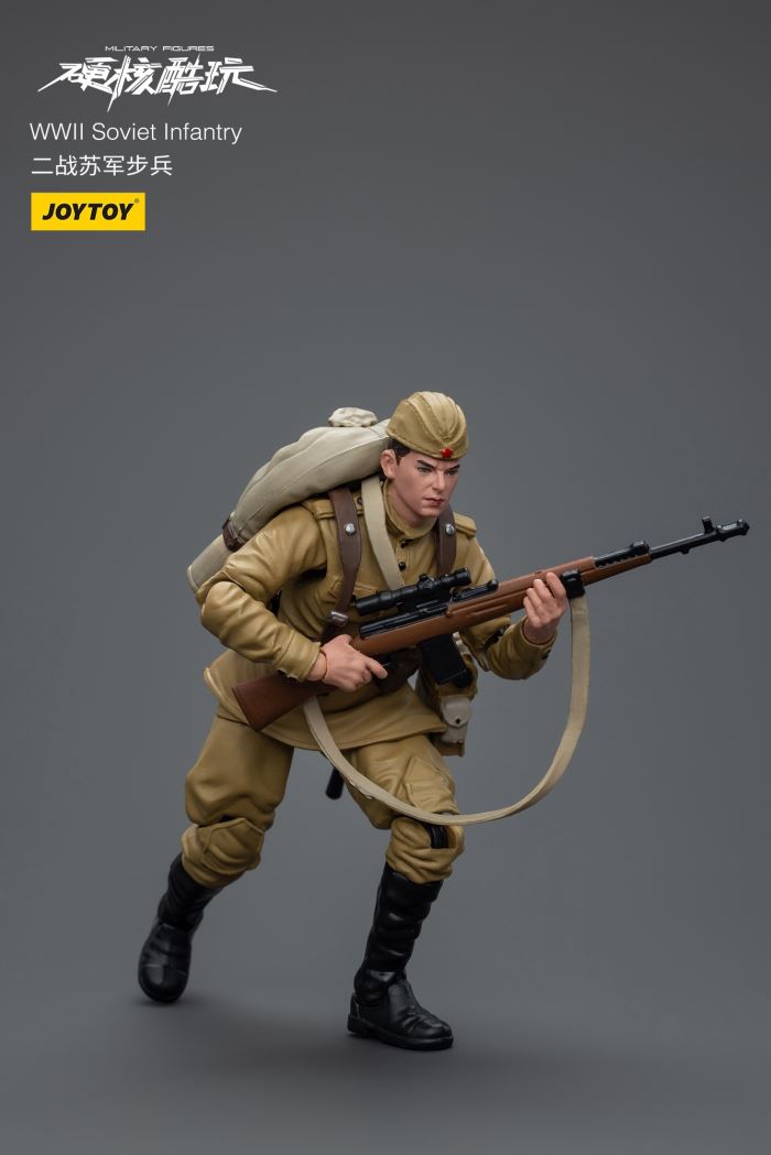 World War II-German Wehrmacht/US Army/Soviet Infantry 1/18