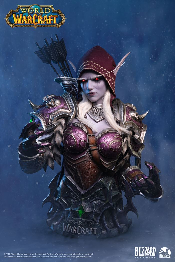 SYLVANAS WINDRUNNER Life Size Bust (World of Warcarft)