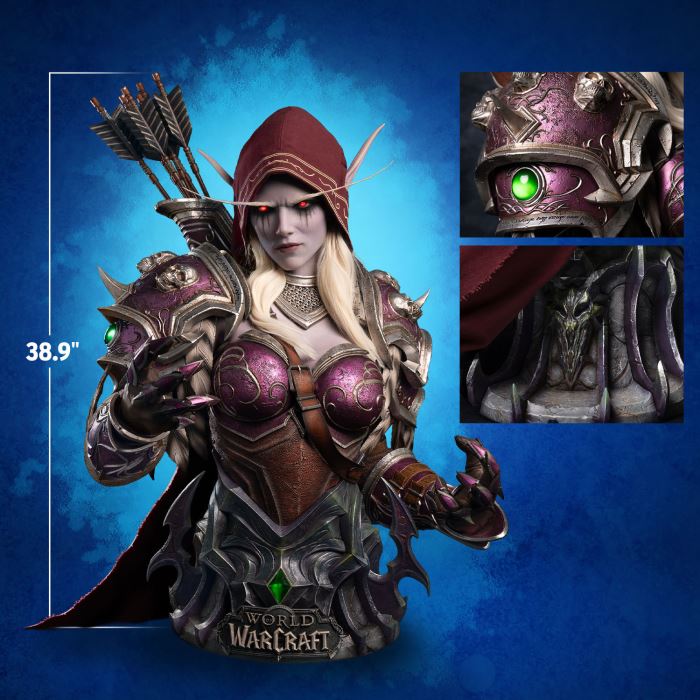 SYLVANAS WINDRUNNER Life Size Bust (World of Warcarft)